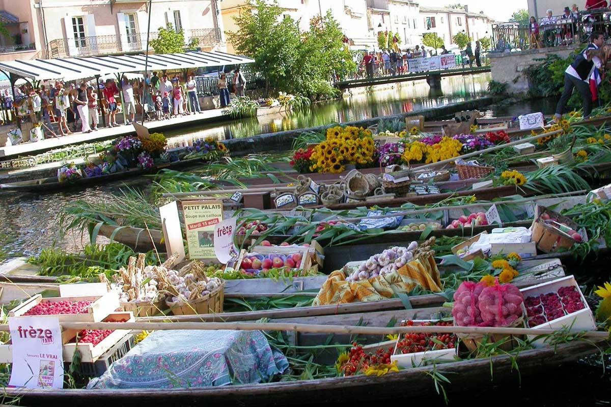 Gite De L'Olivier, Classe, Climatise, Jardin Avec Parking Gratuit Devant Le Logement Et A 5 Minutes Du Centre-Ville A Pied LʼIsle-sur-la-Sorgue Exteriér fotografie